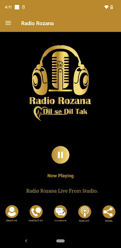 Android application Radio Rozana screenshort