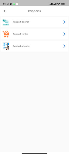 Android application VenteFacile screenshort