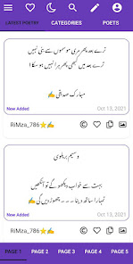 Urdu Poetry   u0627u0631u062fu0648 u0634u0627u0639u0631u06cc  screenshots 1