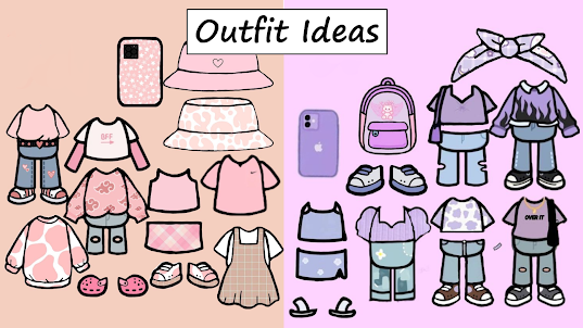Toca Boca Outfit Ideas HD