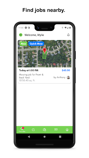 Android application Mowr Partner screenshort