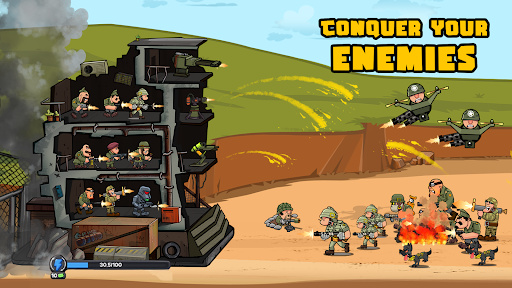 Android application Tower War 1945: TD WW2 screenshort
