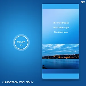 XPERIA ON | City Blue Theme