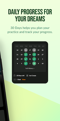 30 Days Challenges and Habits Screen 2
