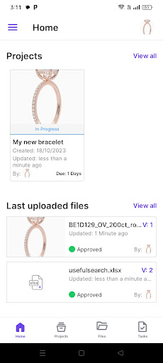 Android application Upsway screenshort