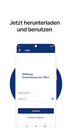 Android application Gemeinsam im Alter screenshort
