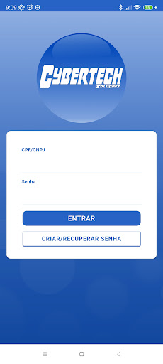Android application Cliente Cybertech screenshort