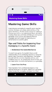 Mastering Game Skills