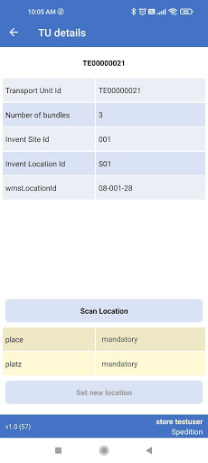 StorenTracking Screen 2