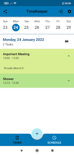 TimeKeeper Screen 3