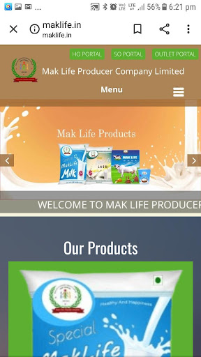 Android application Mak Life Web screenshort