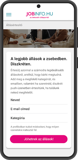 Android application Jobinfo screenshort