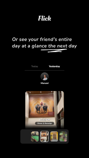 Flick. Only your inner circle