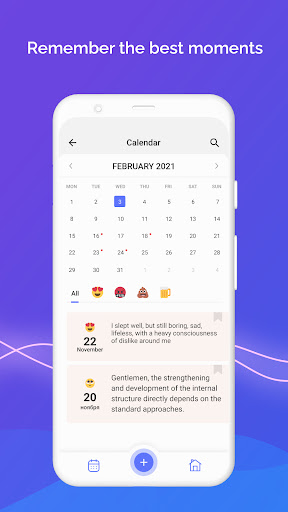 Diary with fingerprint lock Screen 3