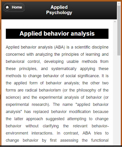 Basic Applied Psychology