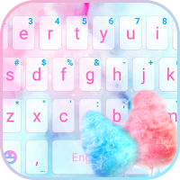 Фон клавиатуры CottonCandy