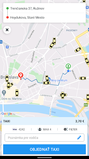 HelloTikTak Taxi - Bratislava Screen 3