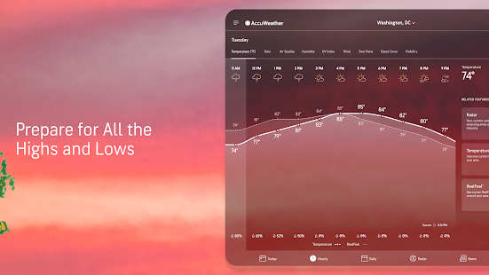 AccuWeather: Weather Radar Capture d'écran