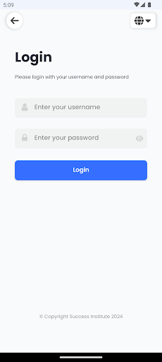 Android application Success Institute of Education screenshort