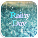 Glass Rainy Emoji Keyboard Art icon