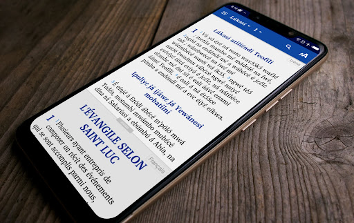 Android application Iyasa Bible screenshort