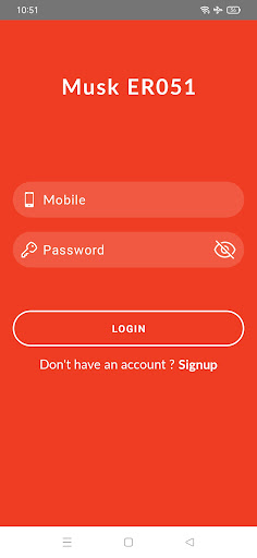 Android application Musk ER051 screenshort