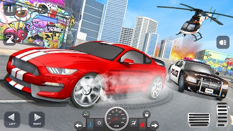 US Cop Duty Police Car Game