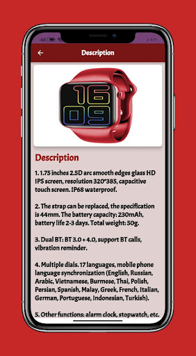 Hoco Y1 Smart Watch Guide Screen 3