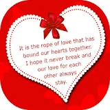 Love messages - Love images with proposal quotes icon