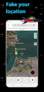 Captura de Pantalla 1 DS Fake GPS Location android