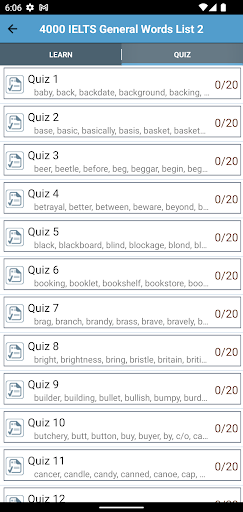 6000 IELTS Academic Vocabulary Screenshot 3 - AppWisp.com