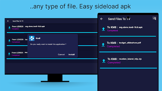 Send files to TV Screenshot
