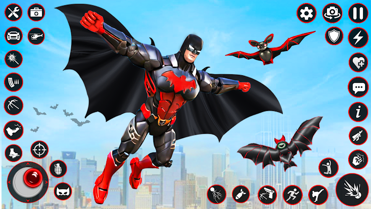 Bat Hero Dark Crime City Game - 1.2.5 - (Android)