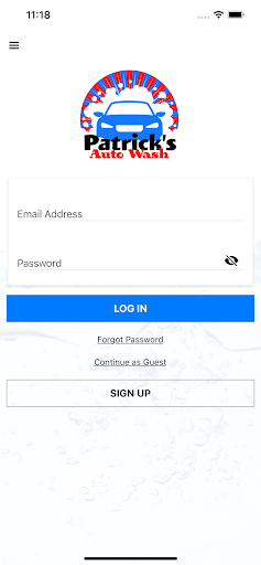 Android application Patrick's Auto Wash screenshort