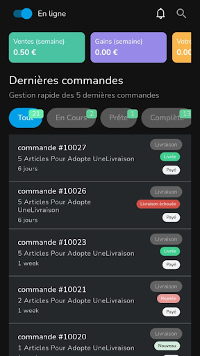 Android application Adopte Manager screenshort