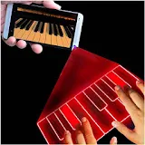 Hologram 3D Piano Prank icon