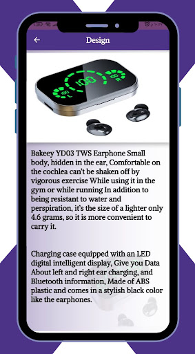 YD03 TWS Earphones Guide Screen 3