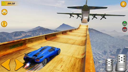 슈퍼 히어로 GT 자동차 스턴트 게임 3D