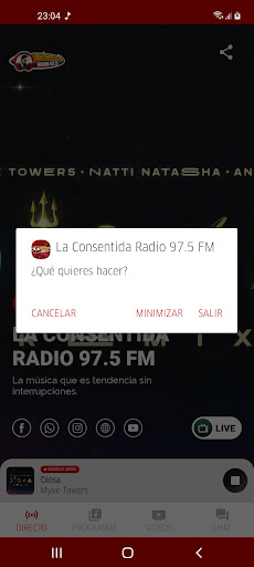 La Consentida Radio 97.5 FM Screen 3
