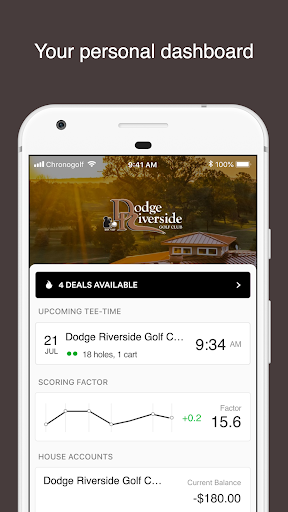 Android application Dodge Riverside Golf Club screenshort