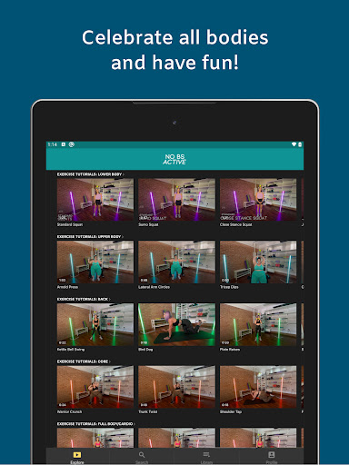 Screenshot of No BS Active