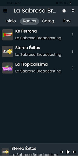La Sabrosa Broadcasting Screen 2