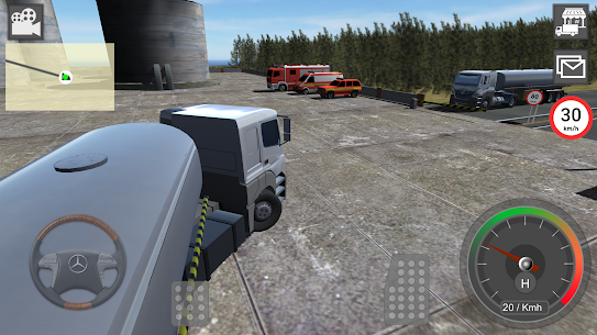 APK MOD multiplayer del simulatore di camion Mercedes Benz (sbloccato) 5