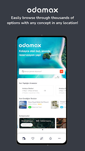 Android application Odamax - Hotel Reservation screenshort