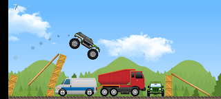 Monster Truck Racing Hill Game - Screenshot 2