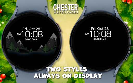 Chester Christmas watch face
