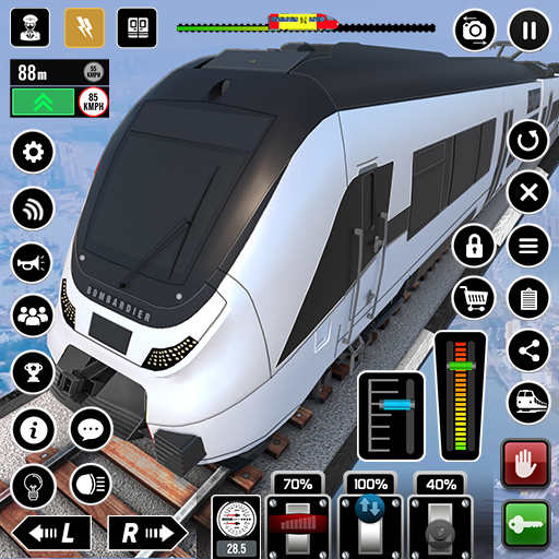 Railroad Train Simulator Games  Icon