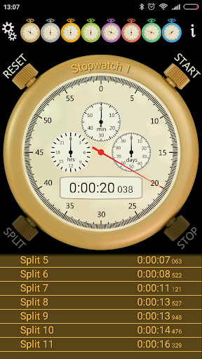 Screenshot of Stopwatch