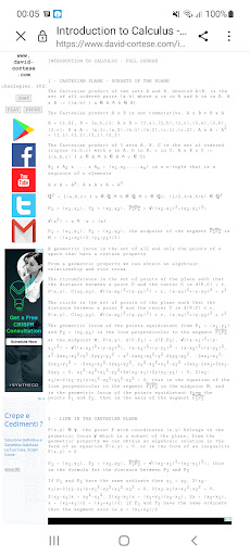 Android application Introduction To Calculus screenshort