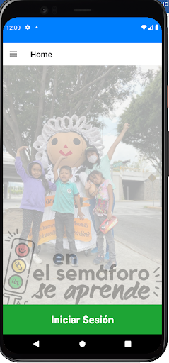 Android application En semáforo se aprende screenshort